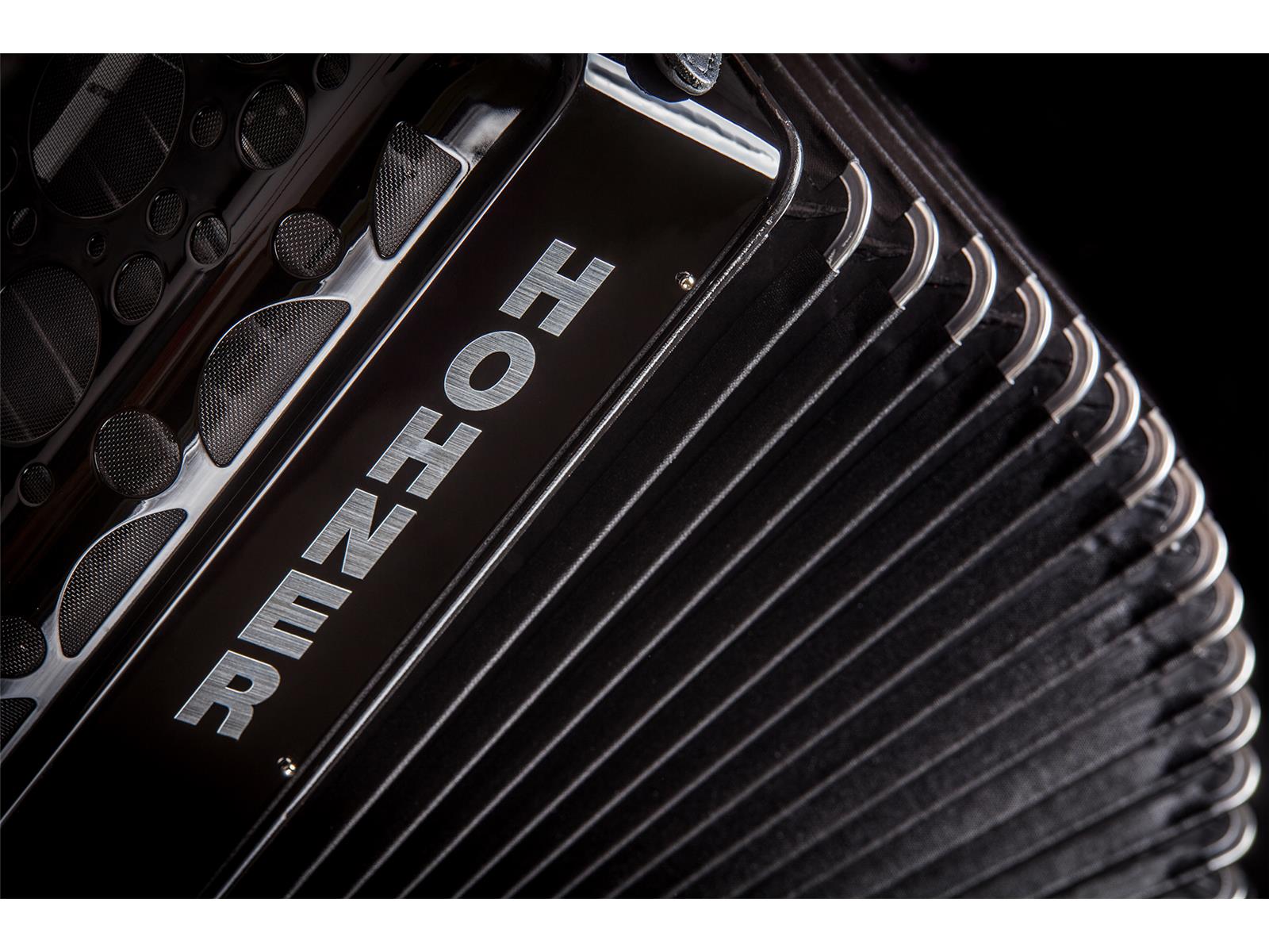 Akkordeon Hohner Amica IV 120 Bass schwarz