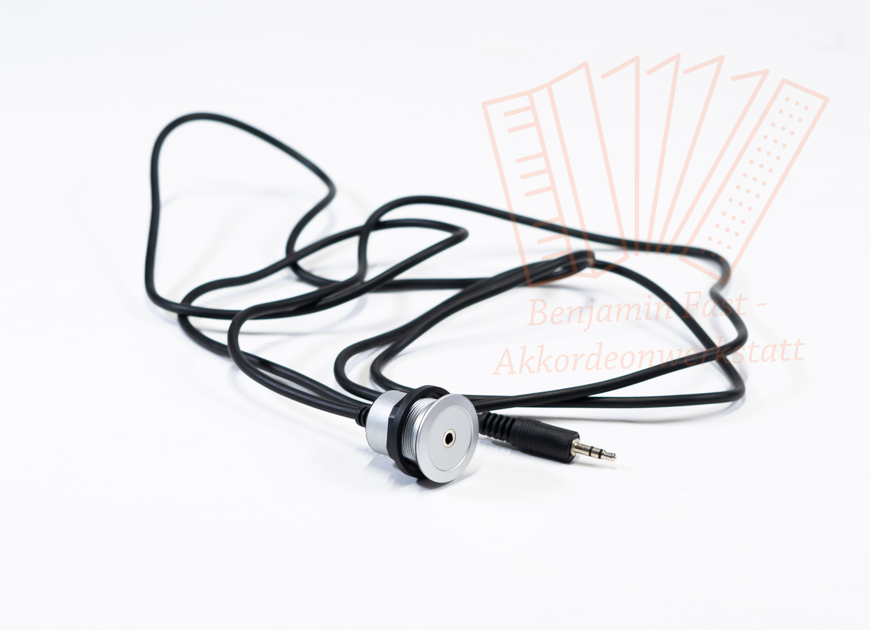 Klinken-Einbaubuchse 3,5mm, 20cm Kabel Klinken-Einbaubuchse 3,5mm, 20cm Kabel