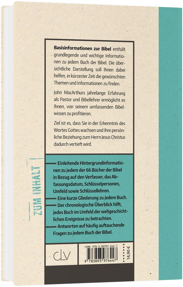 Basisinformationen zur Bibel - Buch, MacArthur