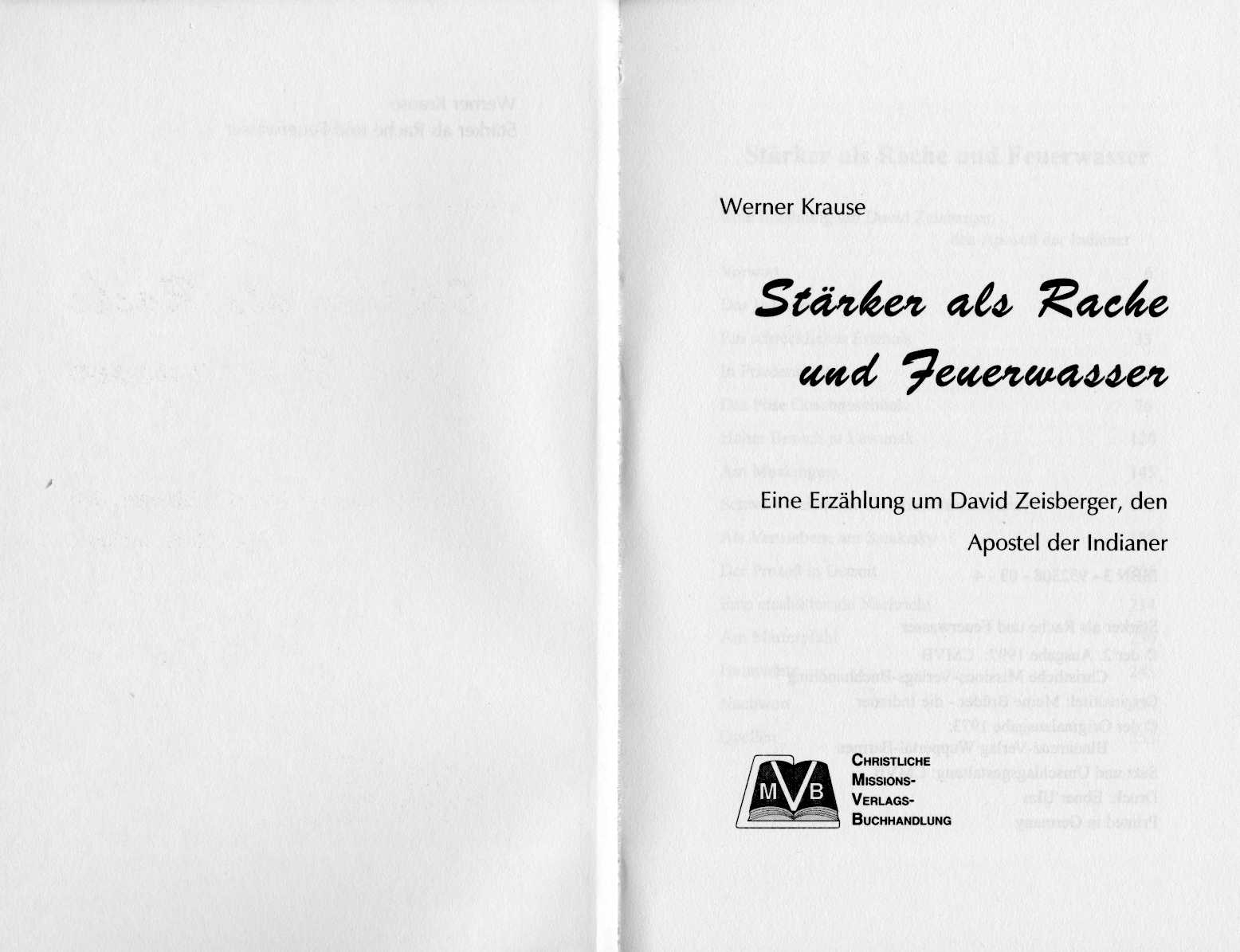 Stärker als Rache und Feuerwasser Stärker als Rache und Feuerwasser