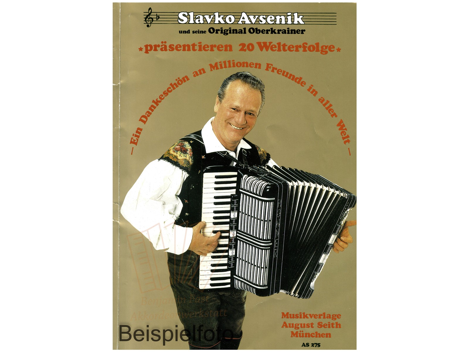 Slavko Avsenik und seine Original Oberkrainer 20 Welterfolge - Antiquariat