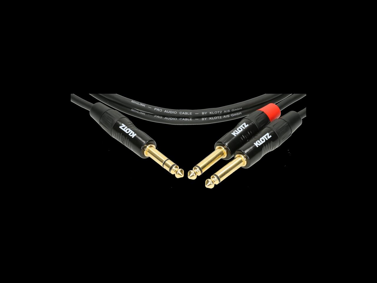 Kabel MiniLink Pro insert Klinke 6,35 mm - 2 x Klinke 6,35 mm 600