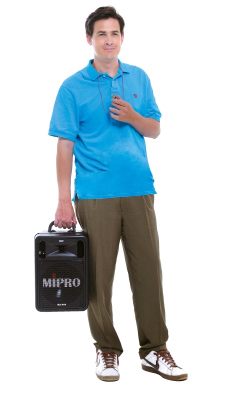 Mobiles Lautsprechersystem Mipro MA-505 mit Funktechnik ohne Mediaplayer 8AD