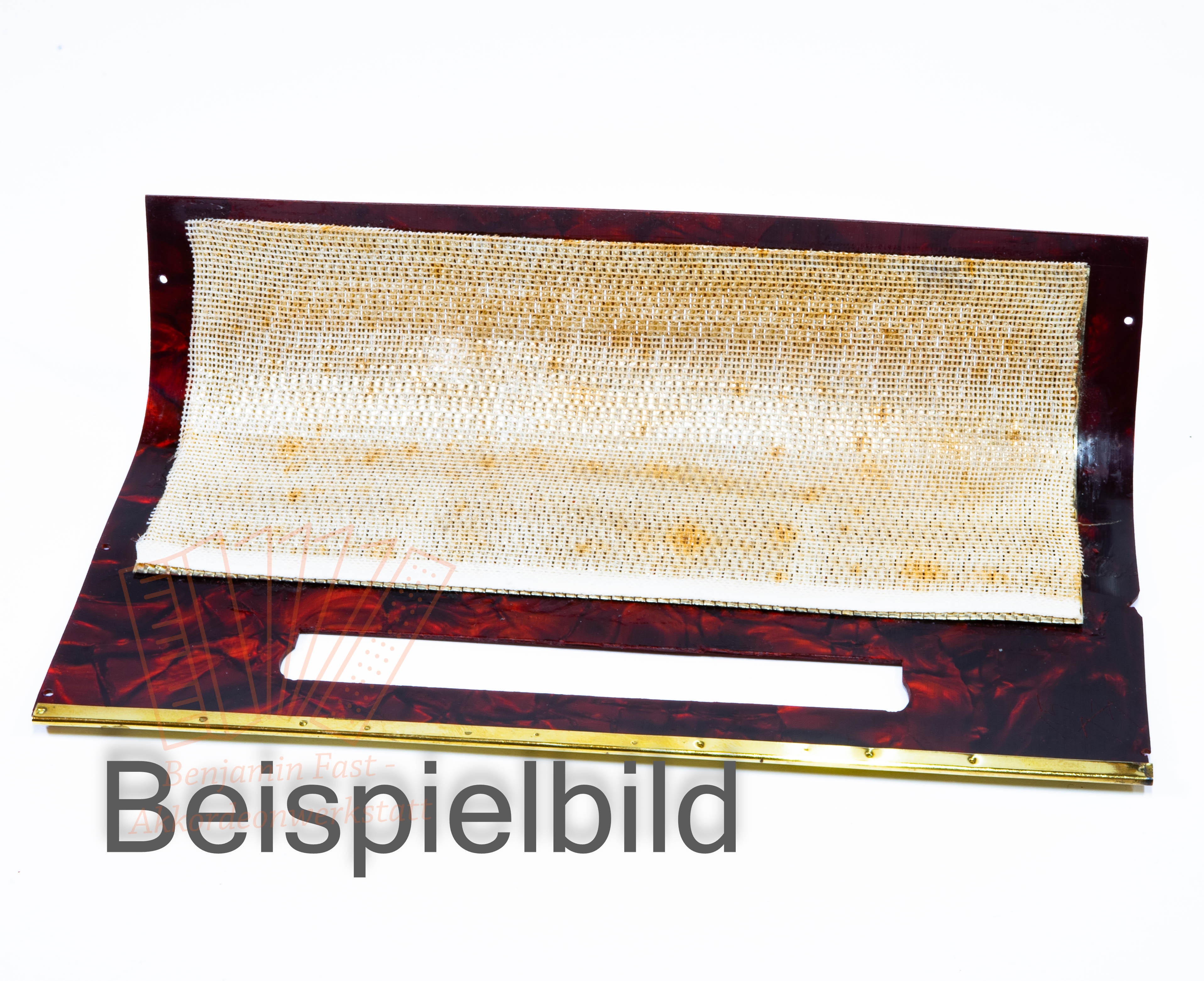 Diskantverdeck Klingenthaler rot - gebraucht