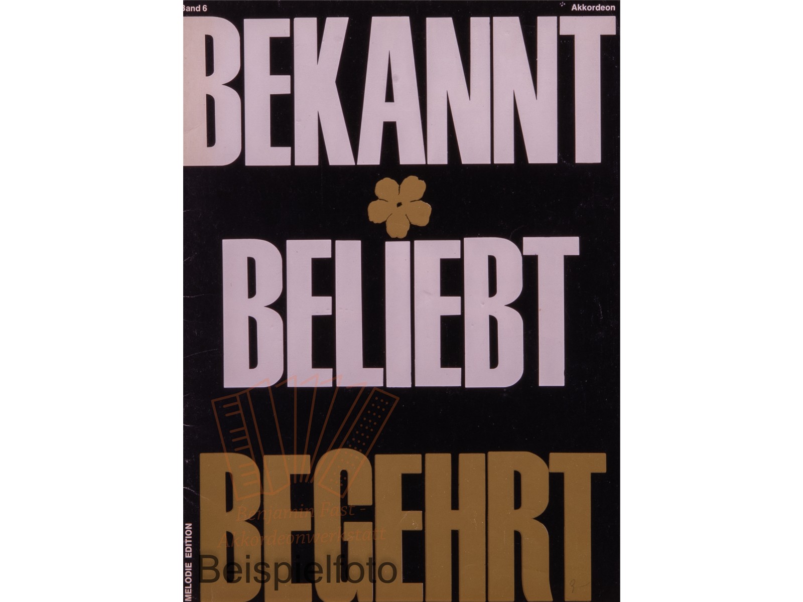 Bekannt beliebt begehrt 6 - Antiquariat