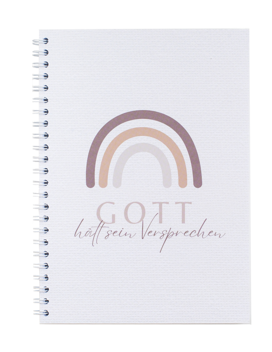 Gott hält sein Versprechen - DIN A5 Ringbuch für Notizen