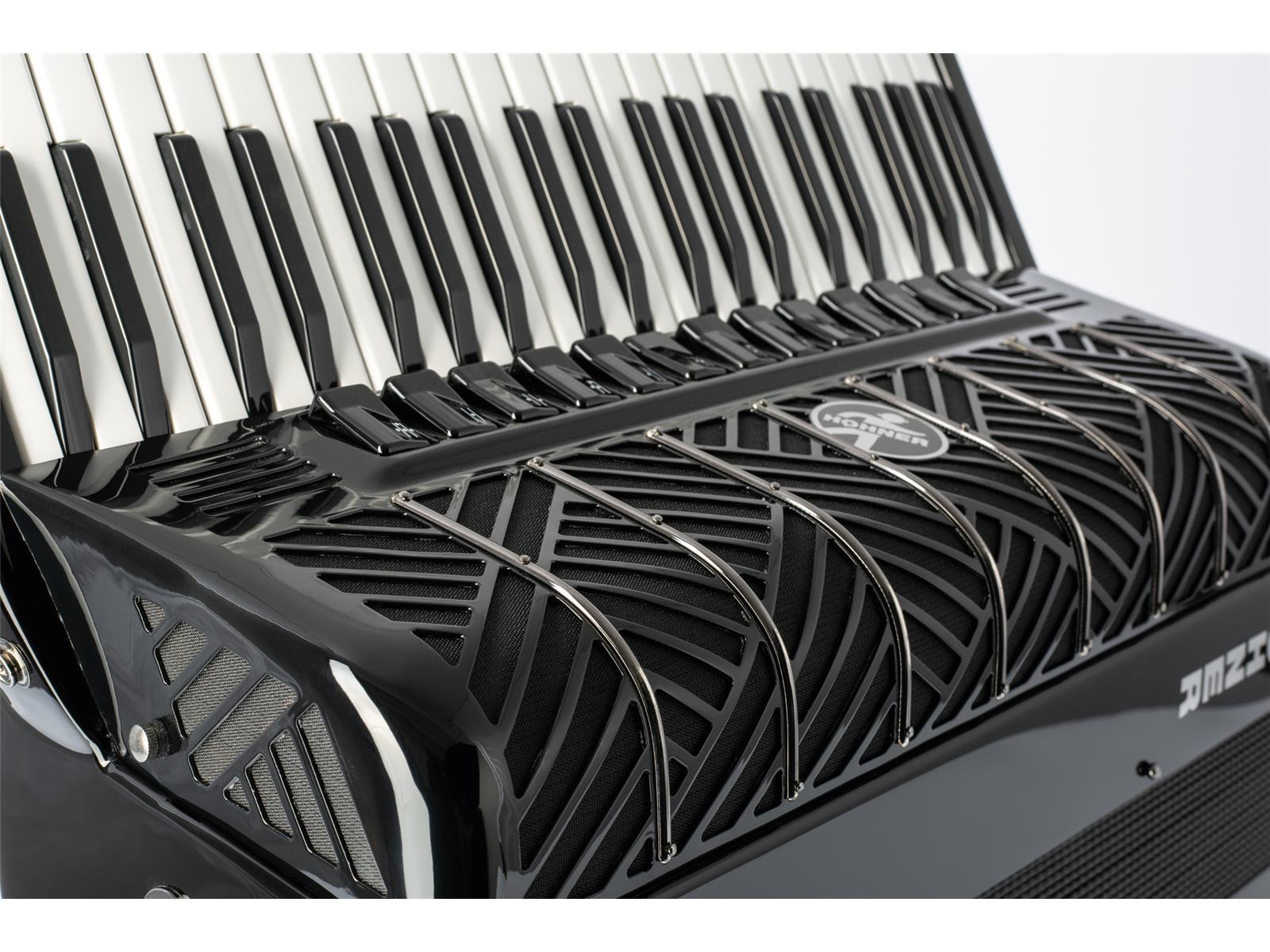 Akkordeon Hohner Mattia IV 120 Bass weiße Tasten