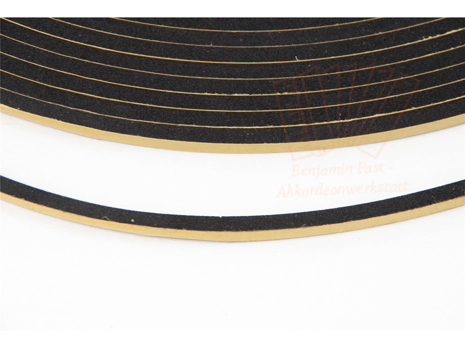 Balgdichtung schwarz 4x10 mm Balgdichtung schwarz 4x10 mm