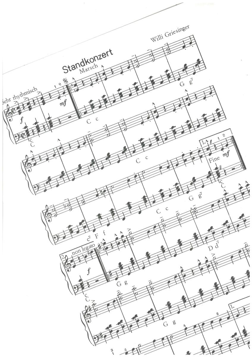 Kleines Promenadenkonzert, Griesinger Akk+2.Stimme - Antiquariat