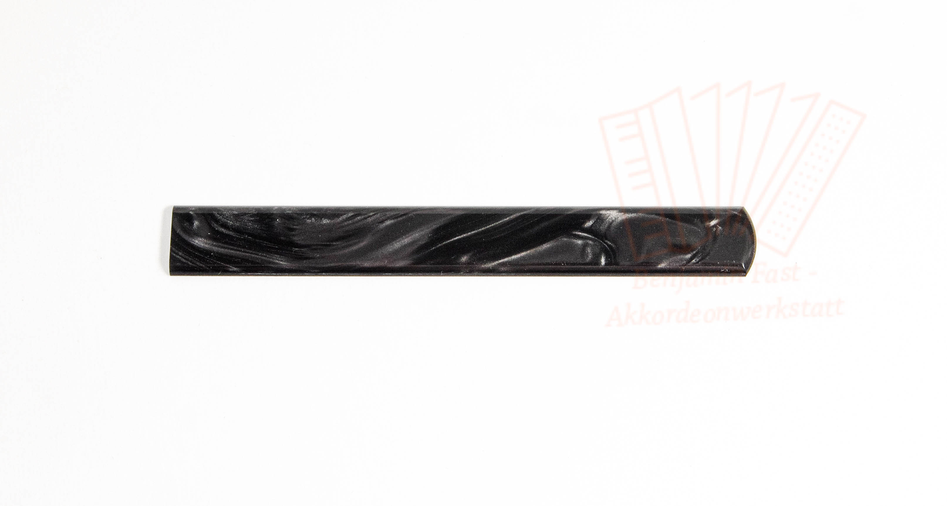 Tastenauflage rund Kunststoff schwarz perlmutt 17,8 cm Tastenauflage rund Kunststoff schwarz perlmutt 20,0 cm