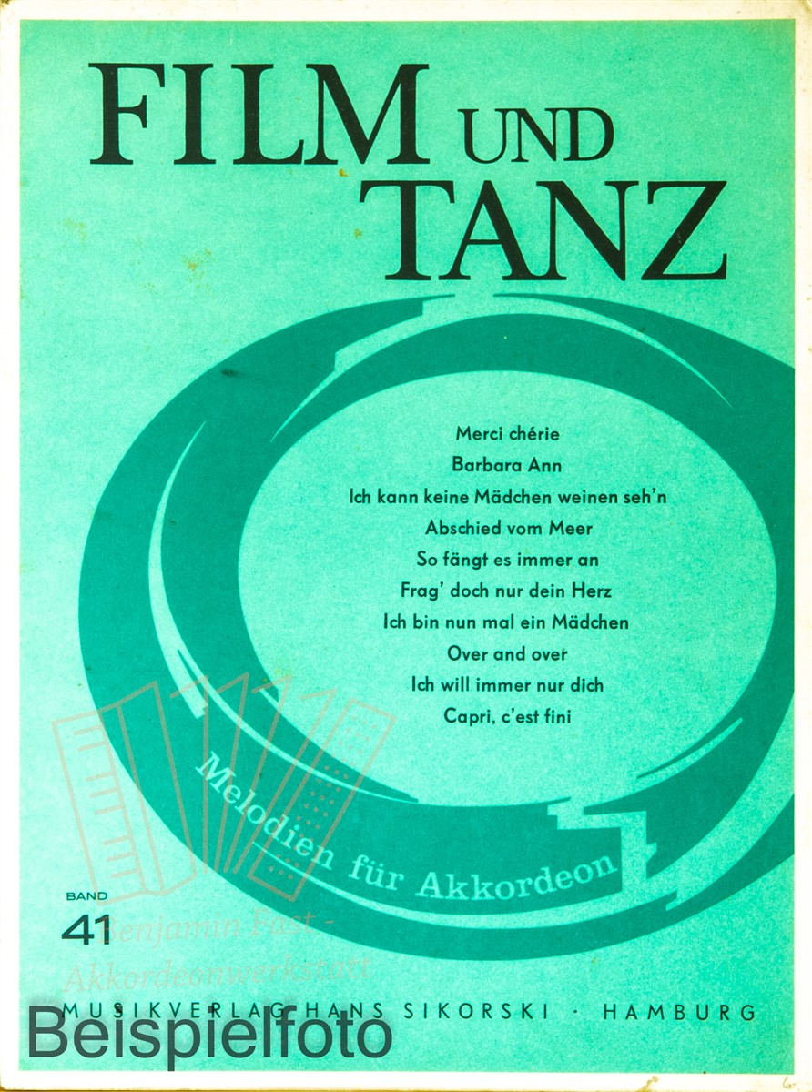 Film und Tanz 41 Akkordeon - Noten - Antiquariat