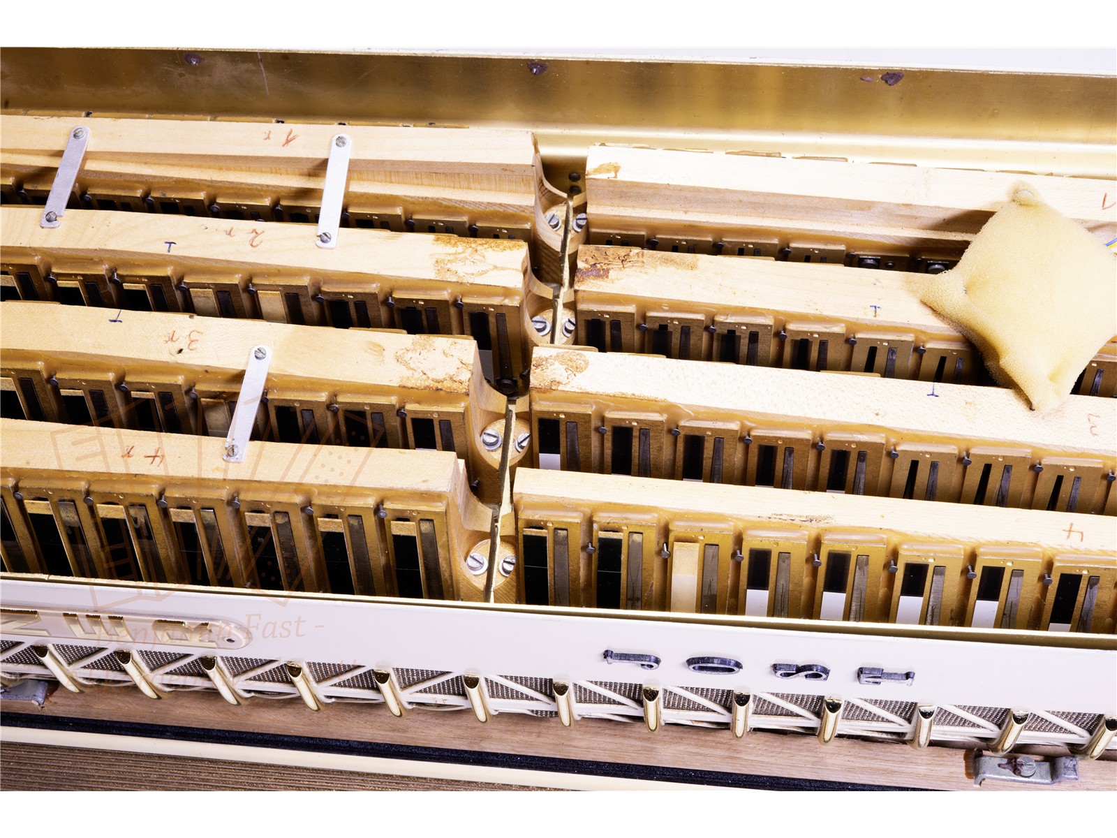 Akkordeon Hohner Atlantic IV de luxe weiß - gebraucht