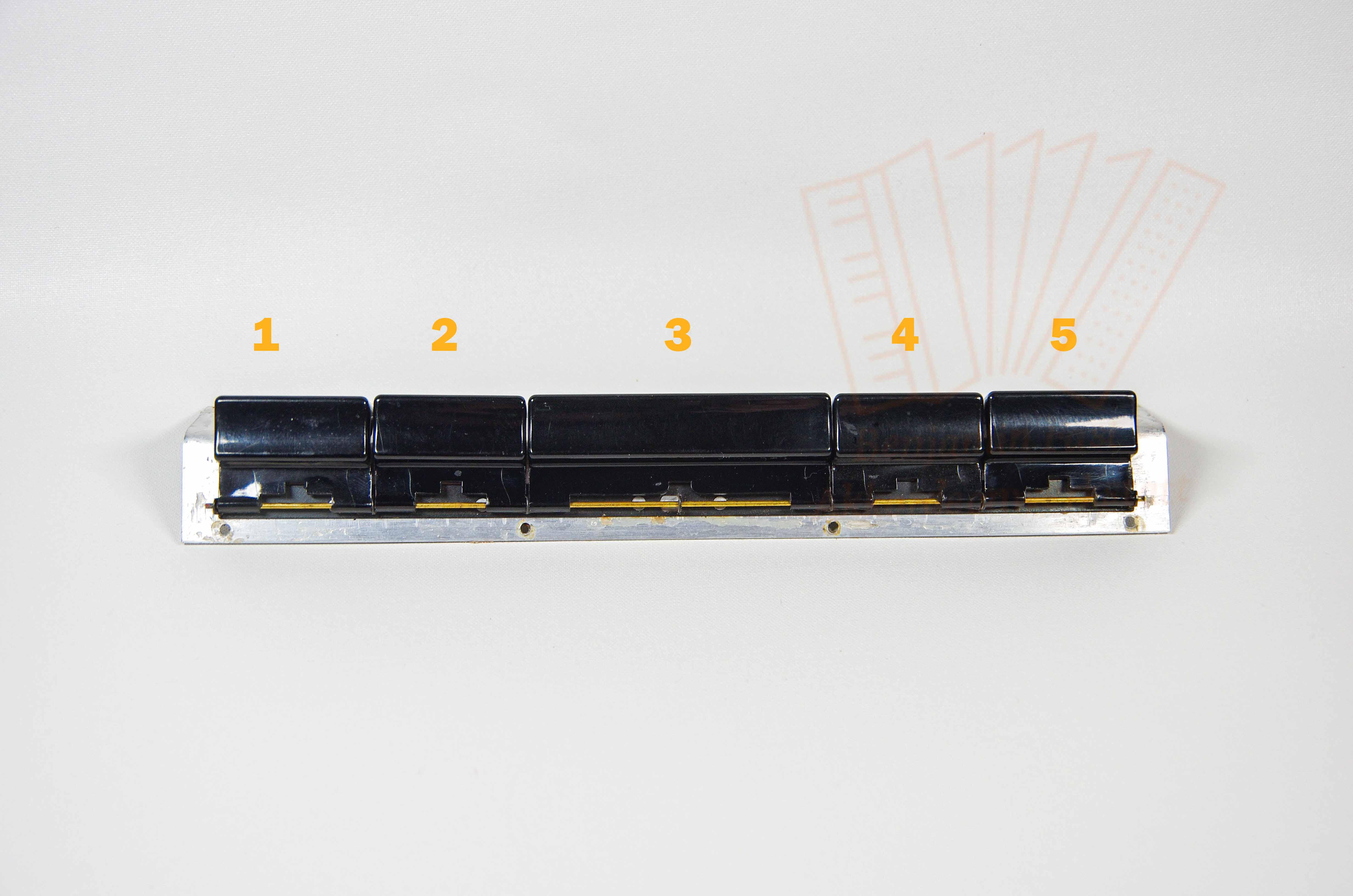 Träger für Register MF2822 Bass 5er