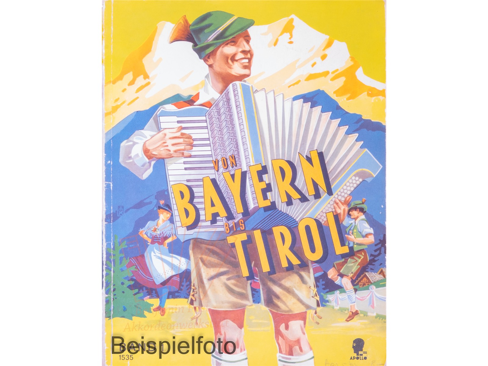 Von Bayern bis Tirol 1, Akkordeon - Antiquariat