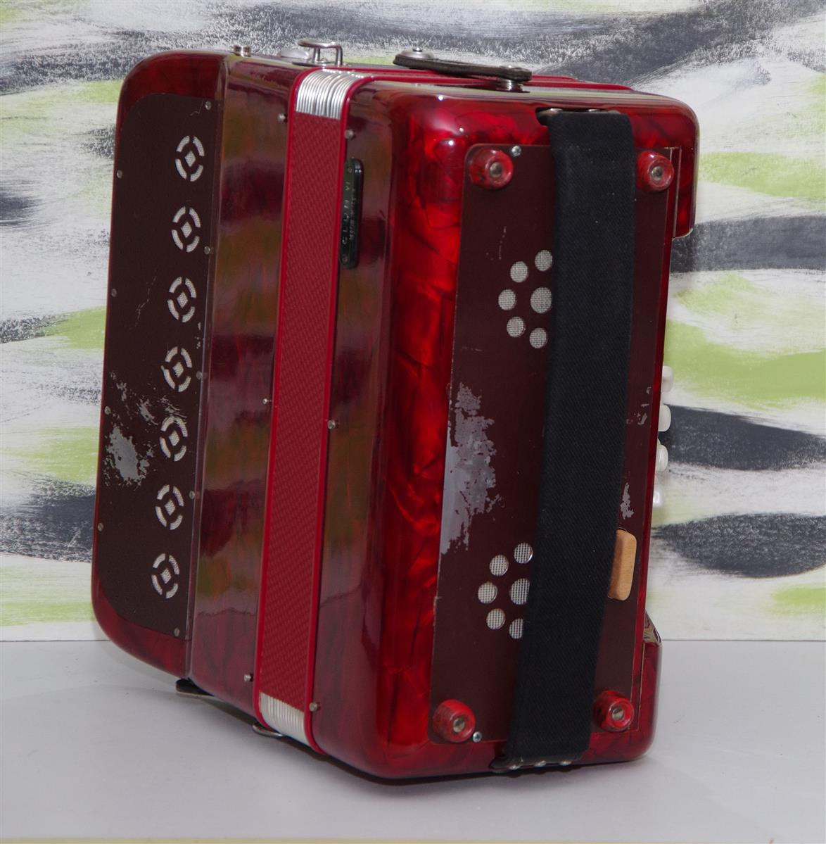 Harmonika Paolo Soprani Club IV rot - gebraucht