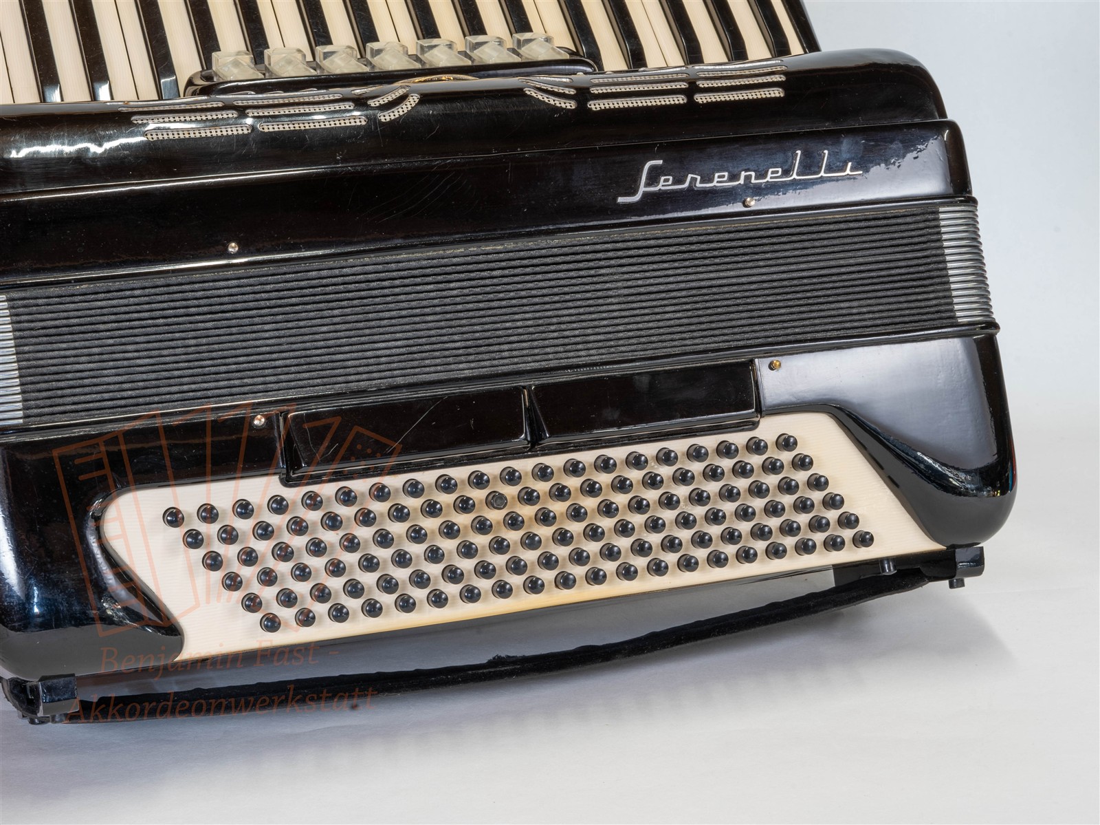 Akkordeon Serenelli 120 Bass schwarz, gebraucht