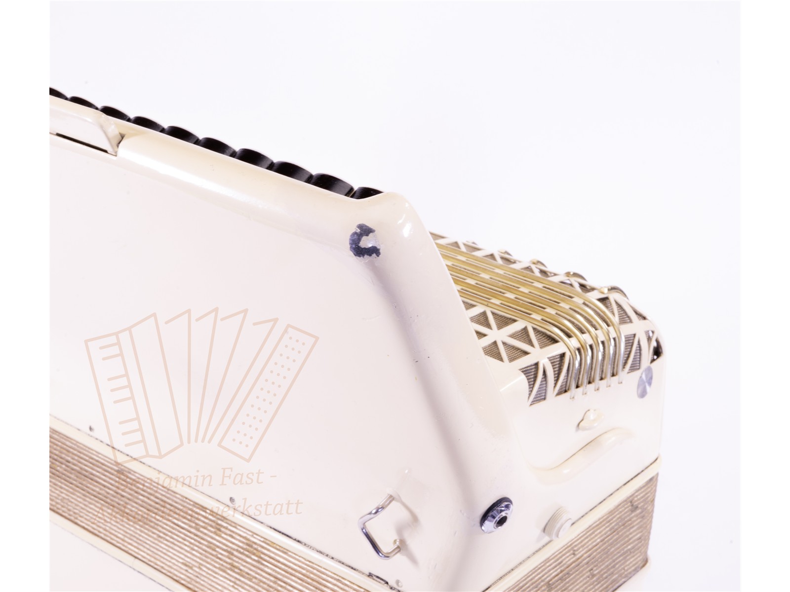 Akkordeon Hohner Atlantic IV de luxe weiß - gebraucht