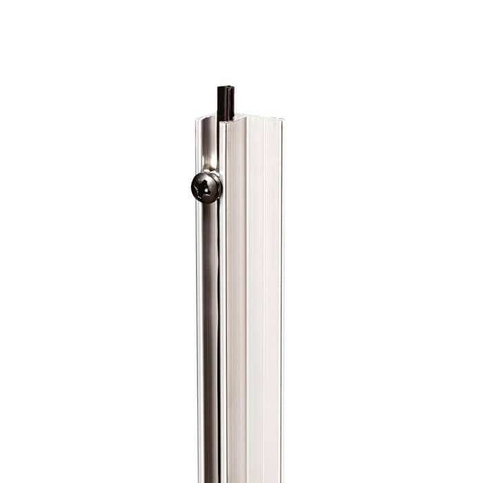 Rackschiene Alu stufenlos mit Gummikeder