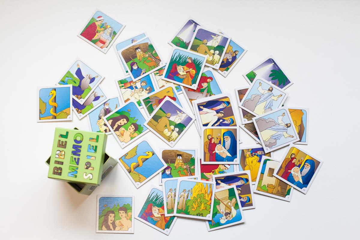 Bibel-MEMO-Spiel (20 Kartenpaare)