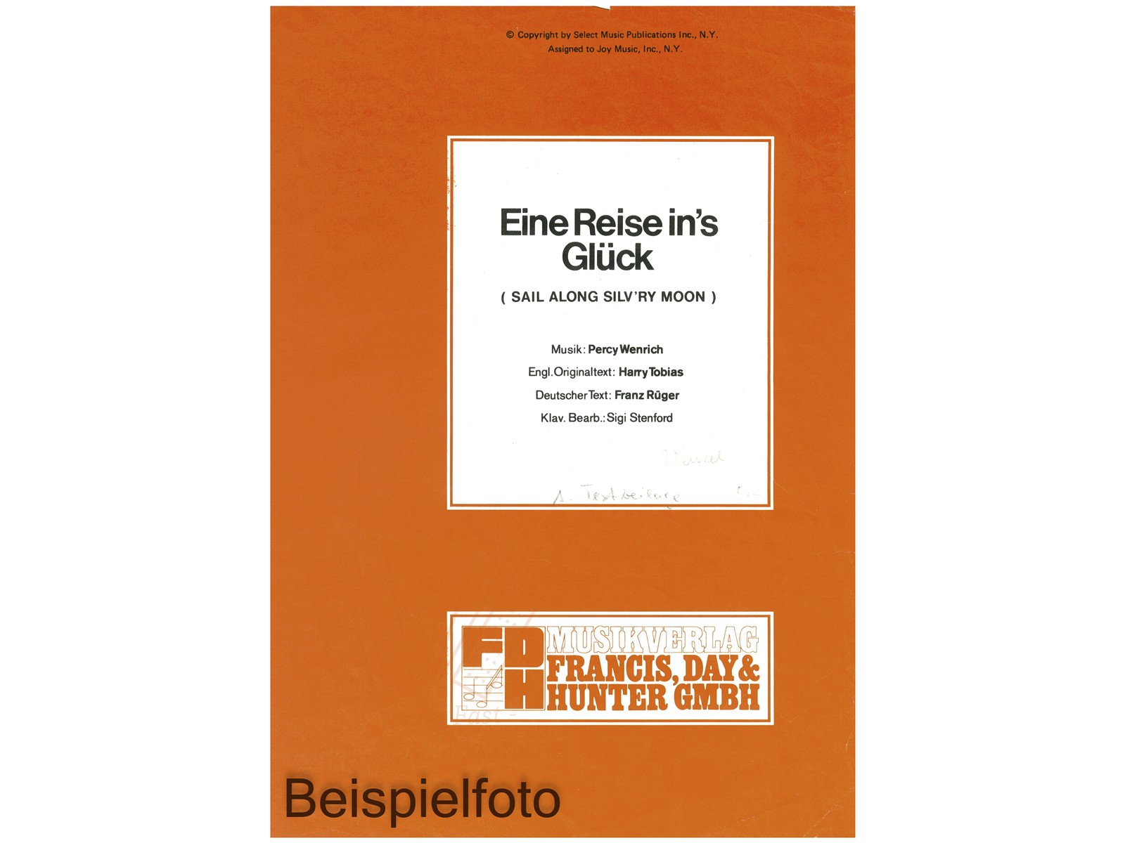 Eine Reise in's Glück, Einzelausgabe - Antiquariat Eine Reise in's Glück, Einzelausgabe - Antiquariat