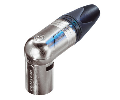 XLR-Stecker gewinkelt 5pol Stecker, male,vernickelt