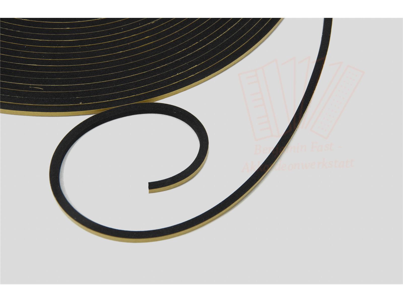 Balgdichtung schwarz 4x4 mm Balgdichtung schwarz 4x5 mm