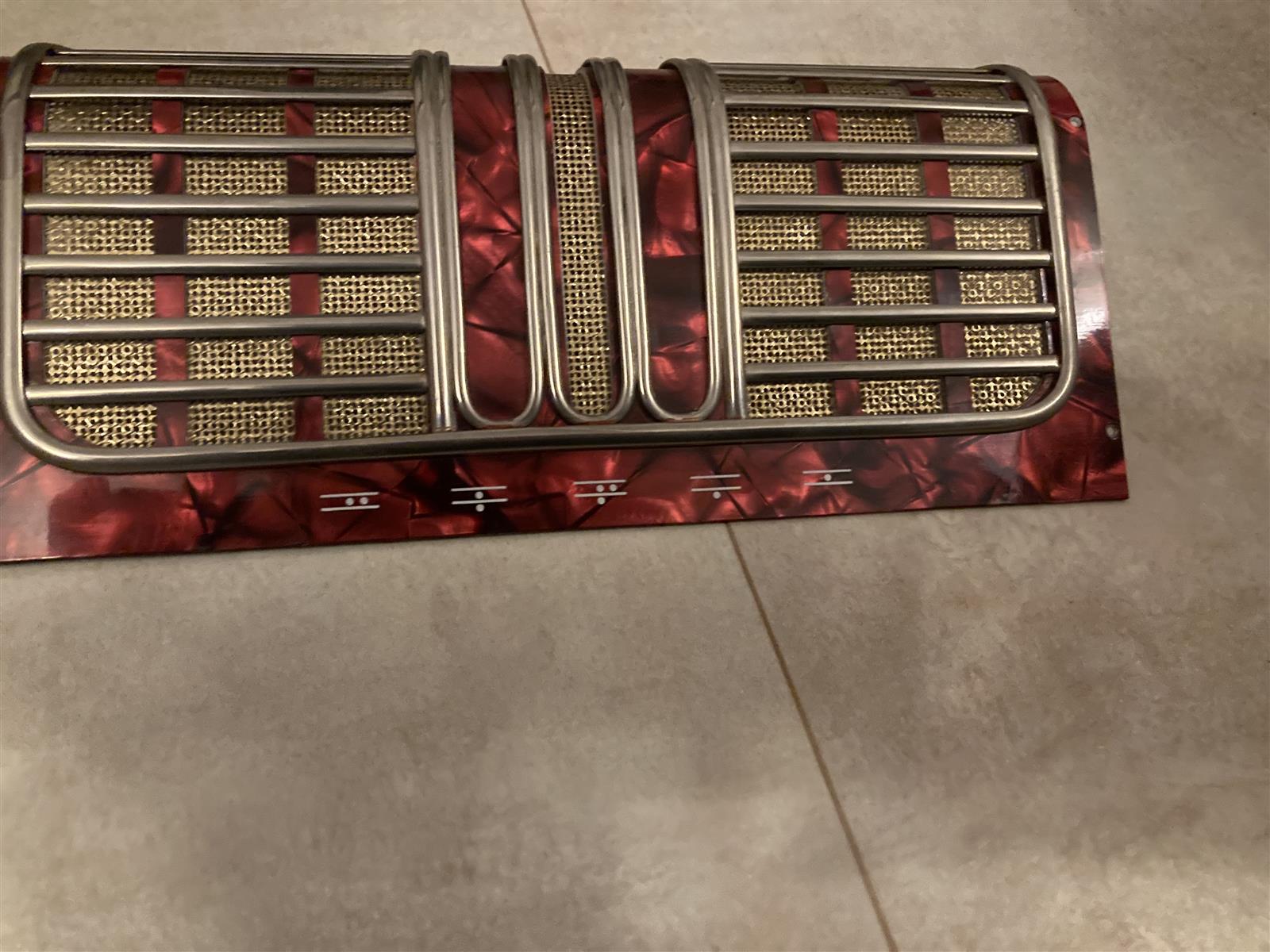 Diskantverdeck Hohner rot 3-chörig - gebraucht