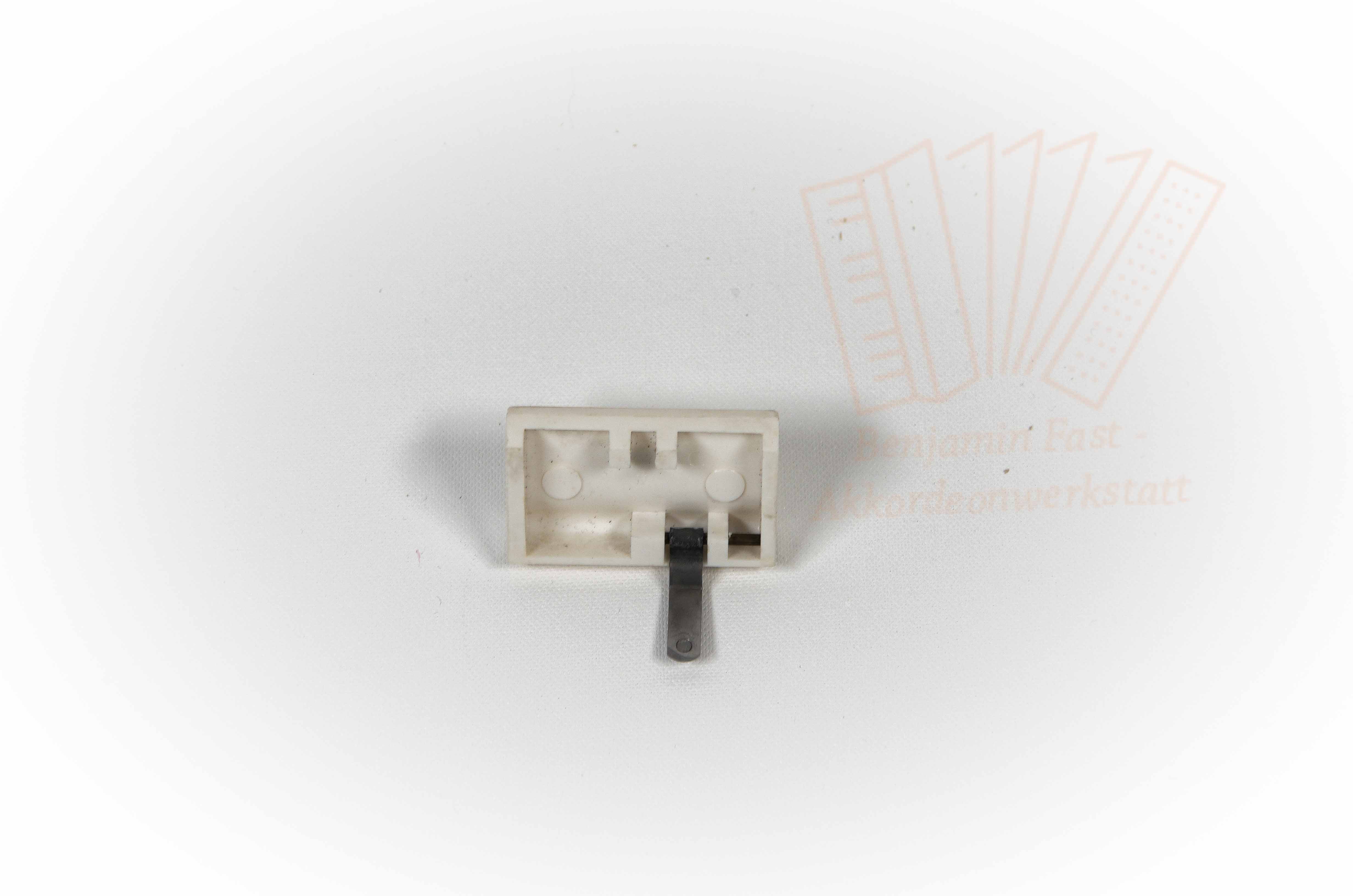 Registerdrücker Bass Hohner weiß einzeln, gebraucht Variante 5