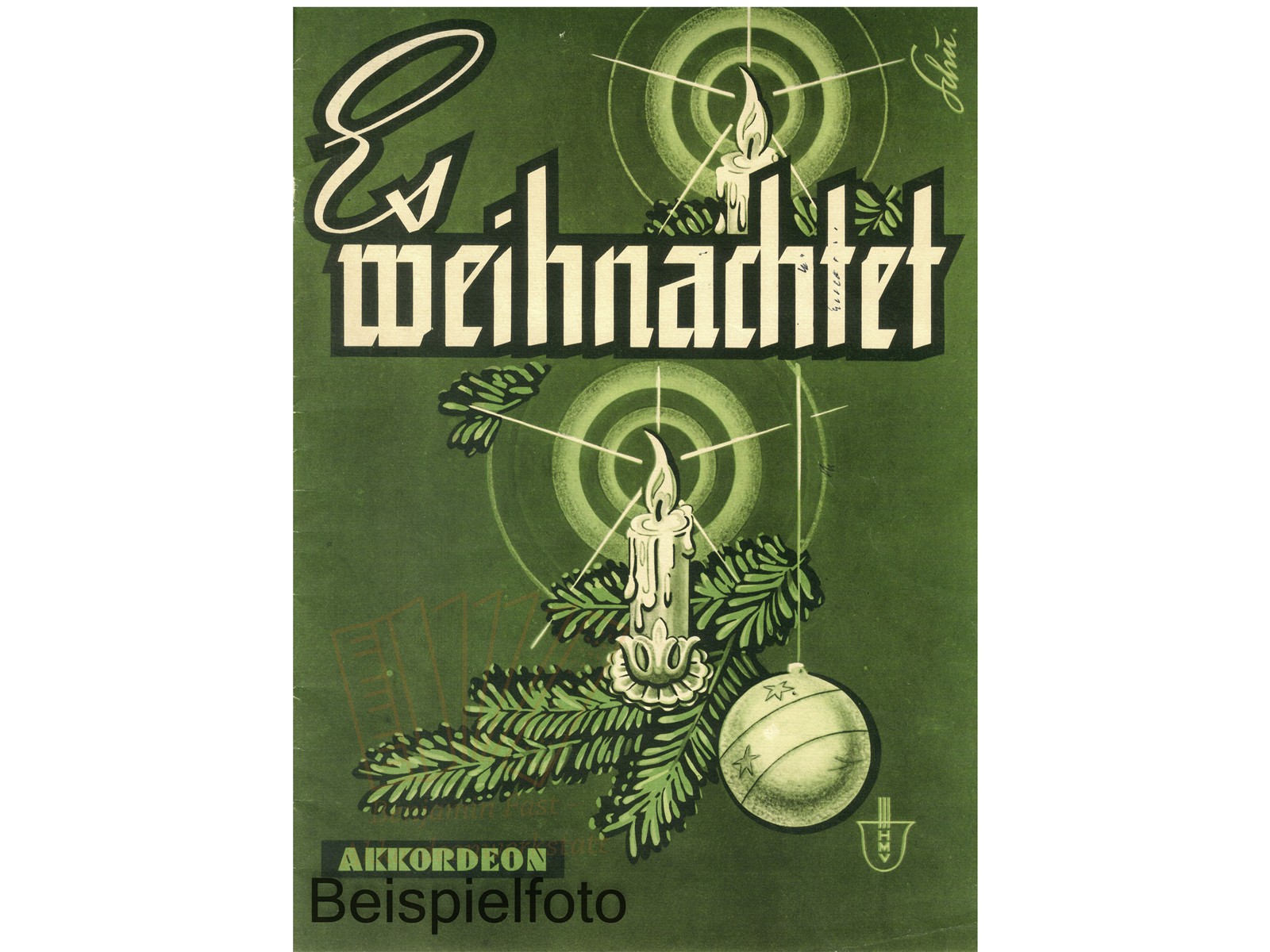 Es weihnachtet, Akkordeon - Antiquariat Es weihnachtet, Akkordeon - Antiquariat