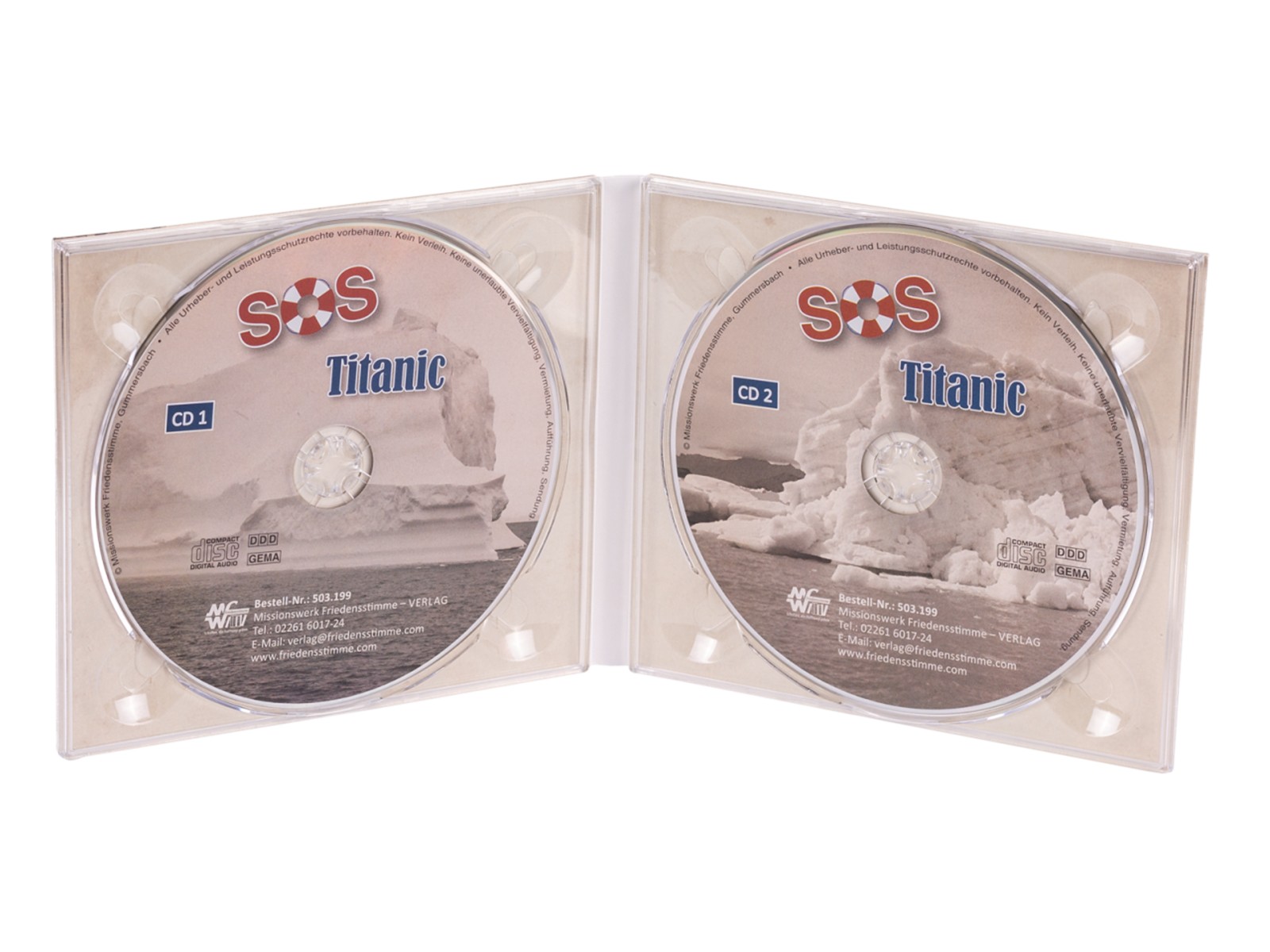 Hörbuch 2 CDs - SOS Titanic