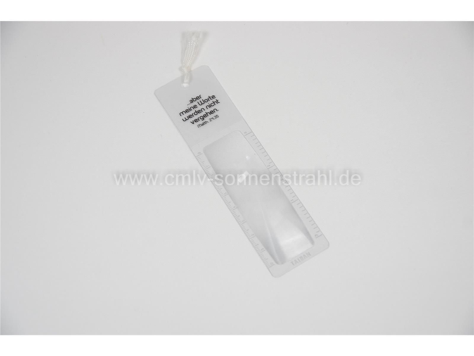 Lesezeichen Lupe - Matt. 24,35