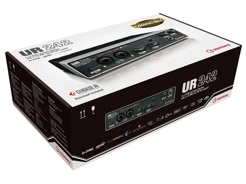 USB-Audiointerface Steinberg UR242 - MIDI, iPad