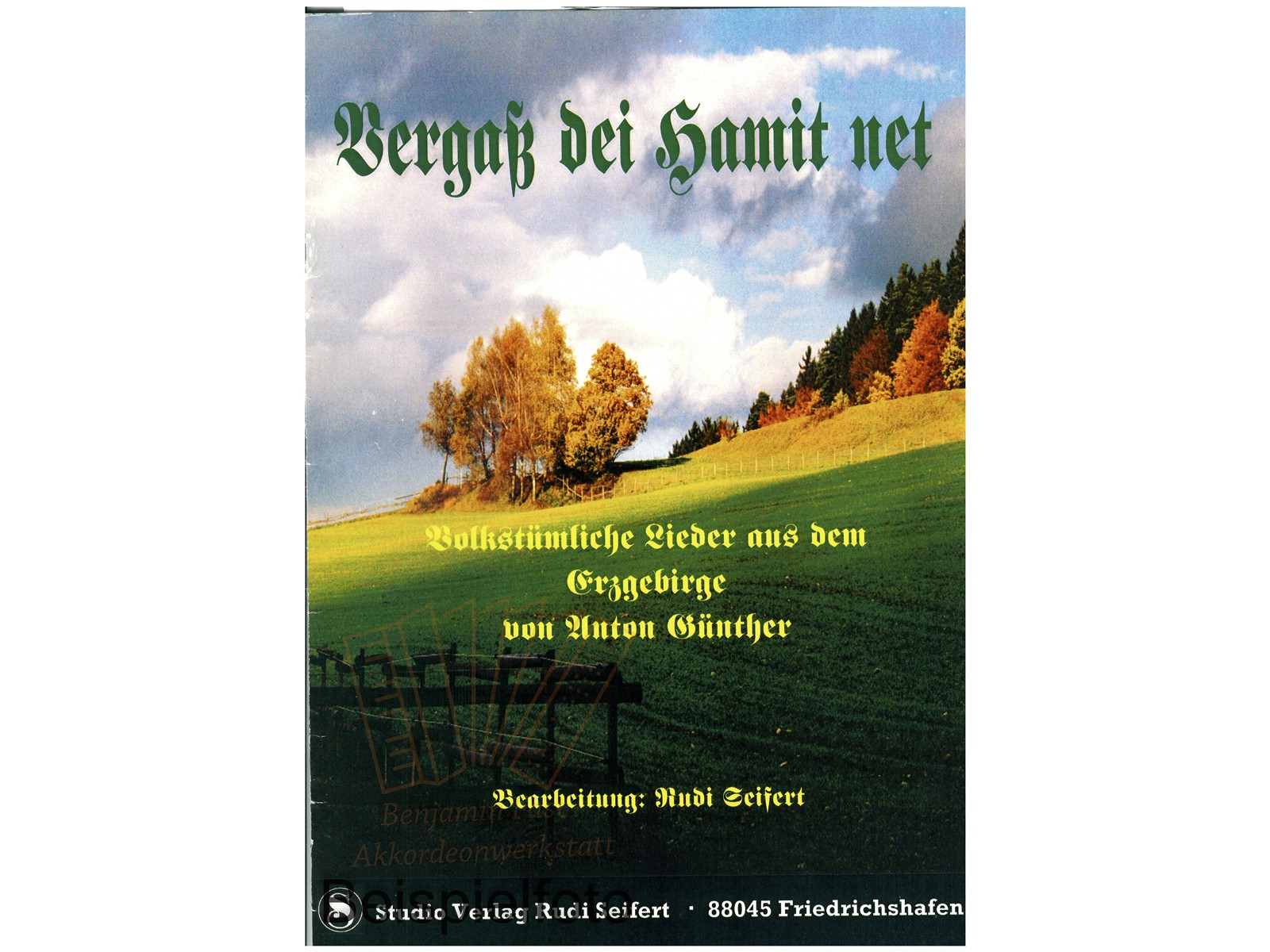 Vergaß dei Hamit net, Akkordeon - Antiquariat Vergaß dei Hamit net, Akkordeon - Antiquariat