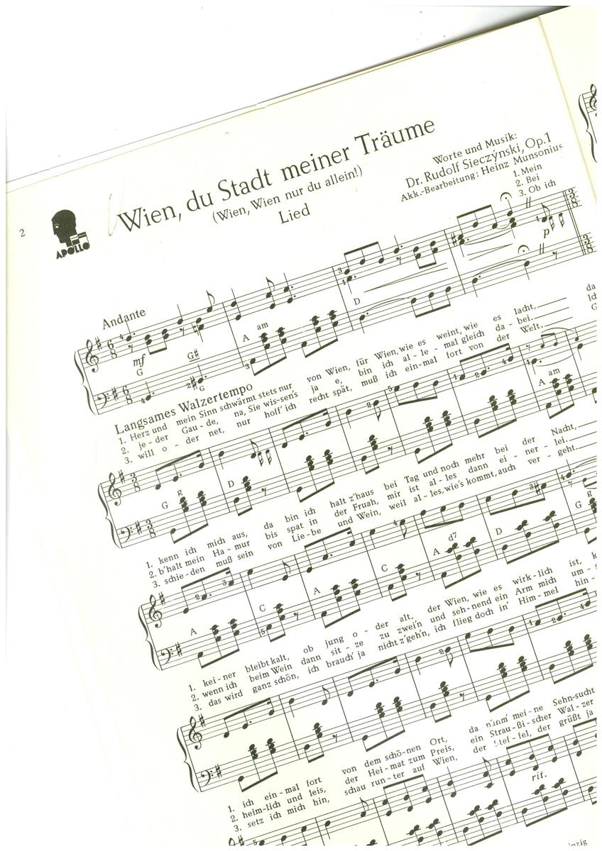 Klänge aus Wien, Akkordeon, Munsoniuns - Antiquariat