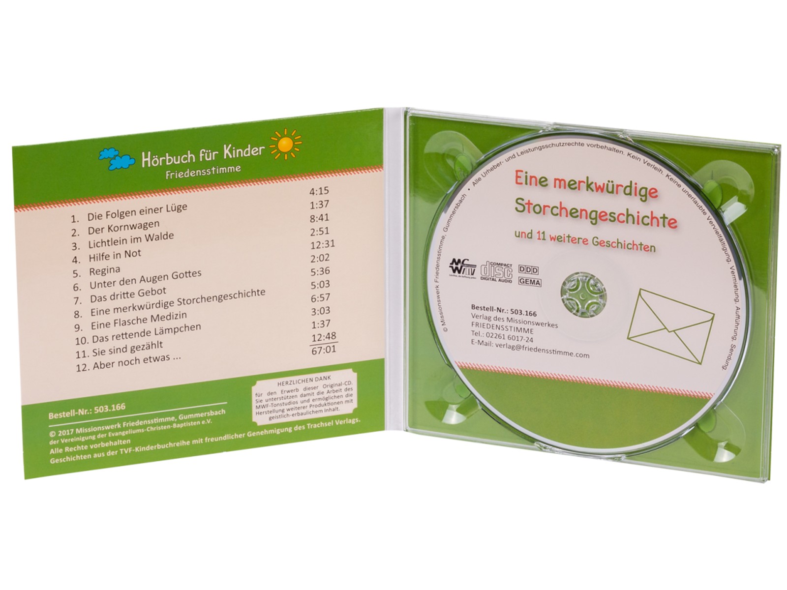 Hörbuch CD - Eine merkwürdige Storchengeschichte