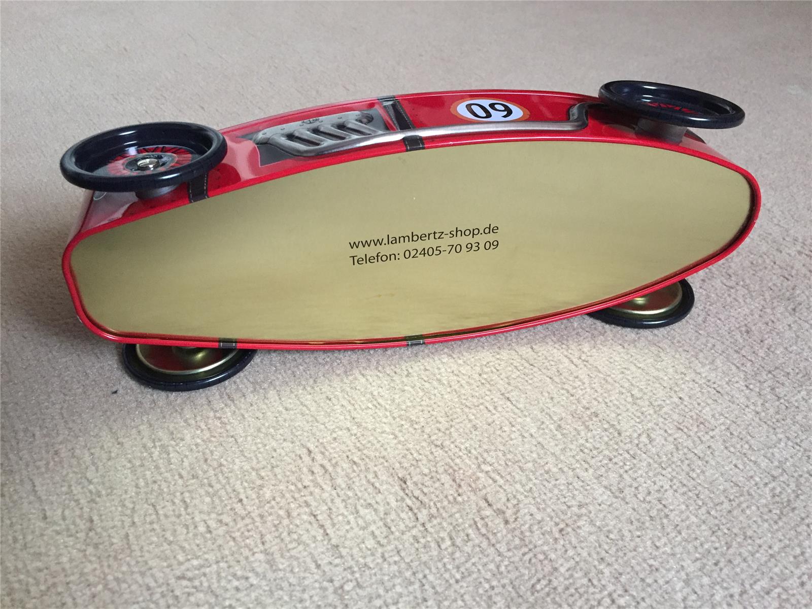 Blechdose Rennwagen Bugatti LAMBERTZ - gebraucht