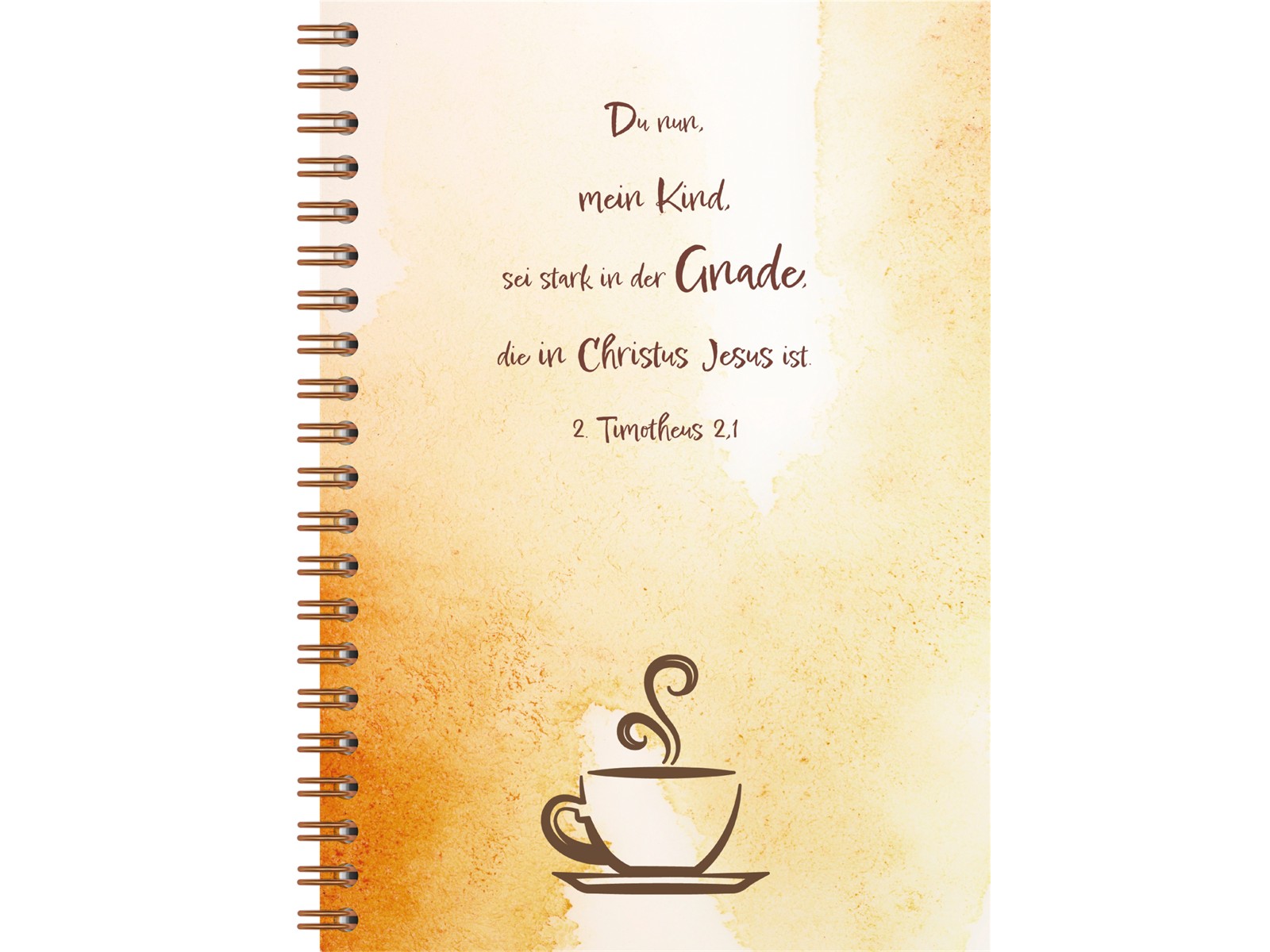 Notizblock - Kaffee 2.Timotheus 2,1