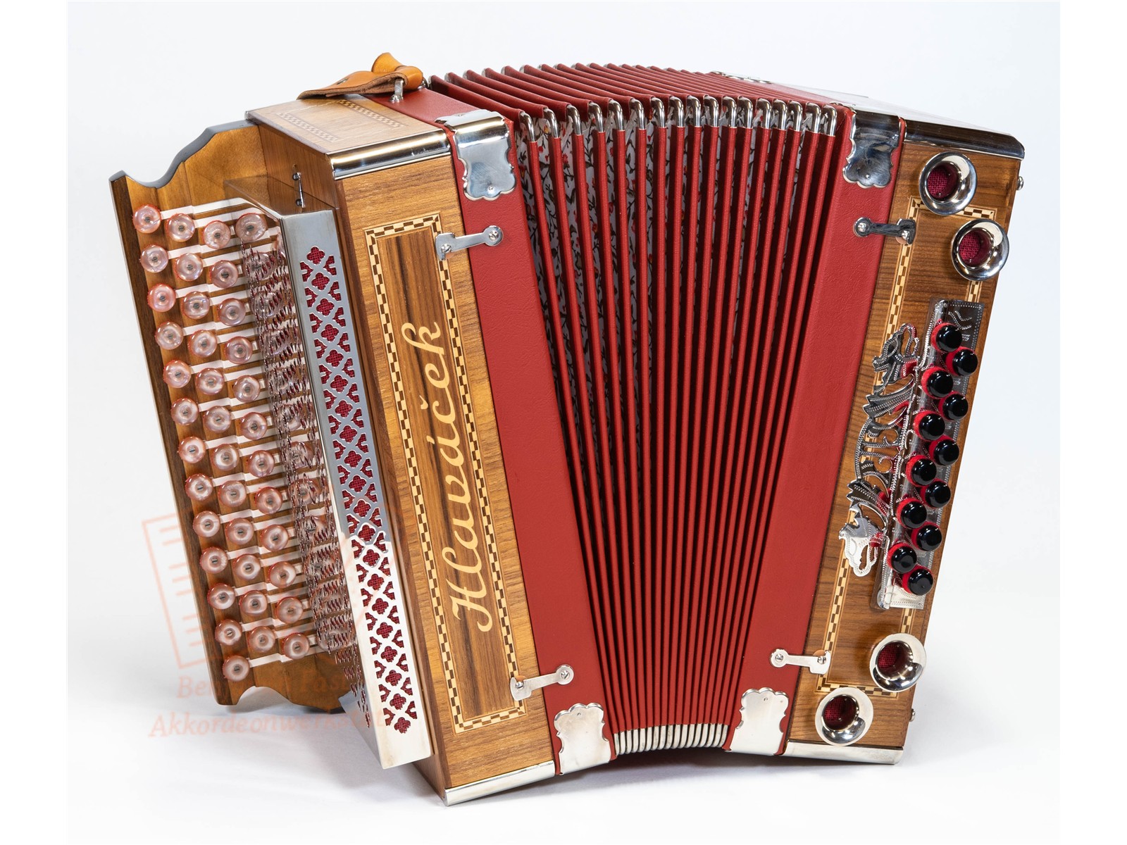 Steirische Harmonika Hlavacek Bb/Eb/Ab, gebraucht
