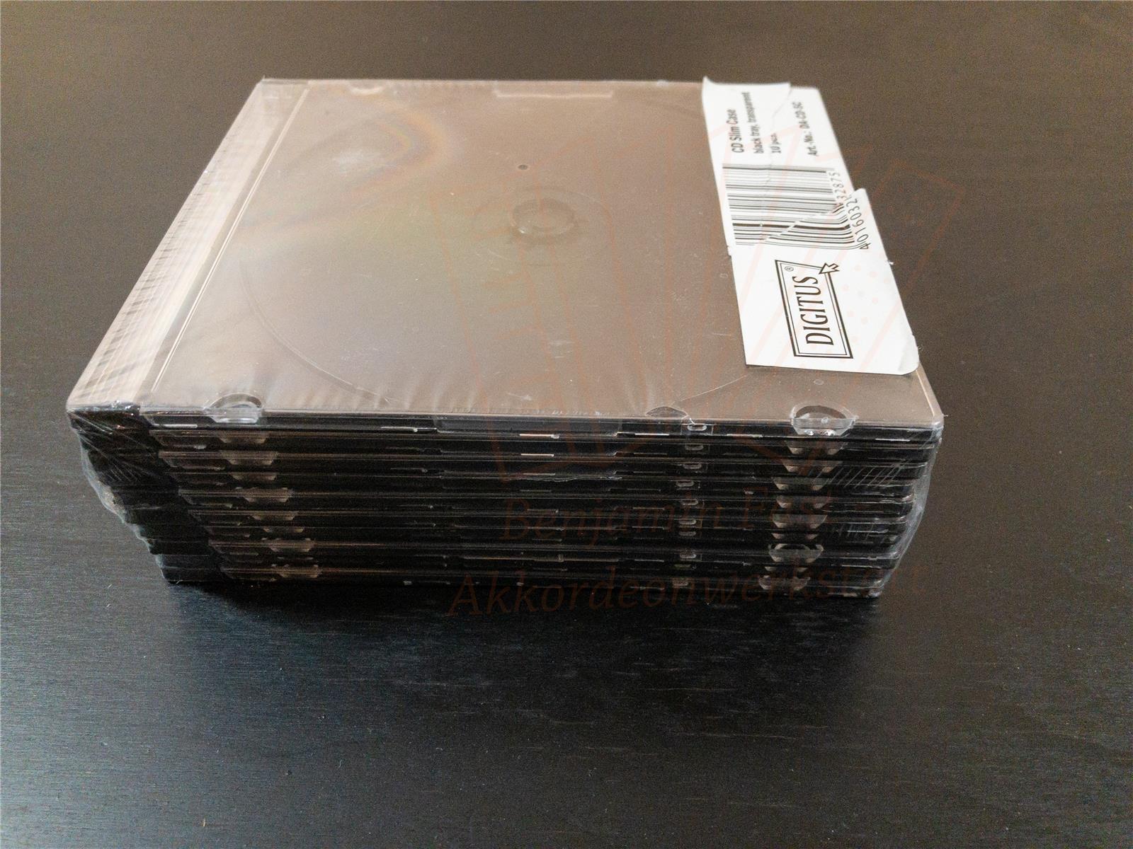 CD Slim Case Digitus 10er-Pack CD Slim Case Digitus 10er-Pack