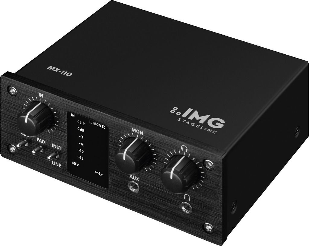 Recording-Bundle - Podcaster-1 IMG Audio-Interface MX-1IO IMG USB 1-Kanal