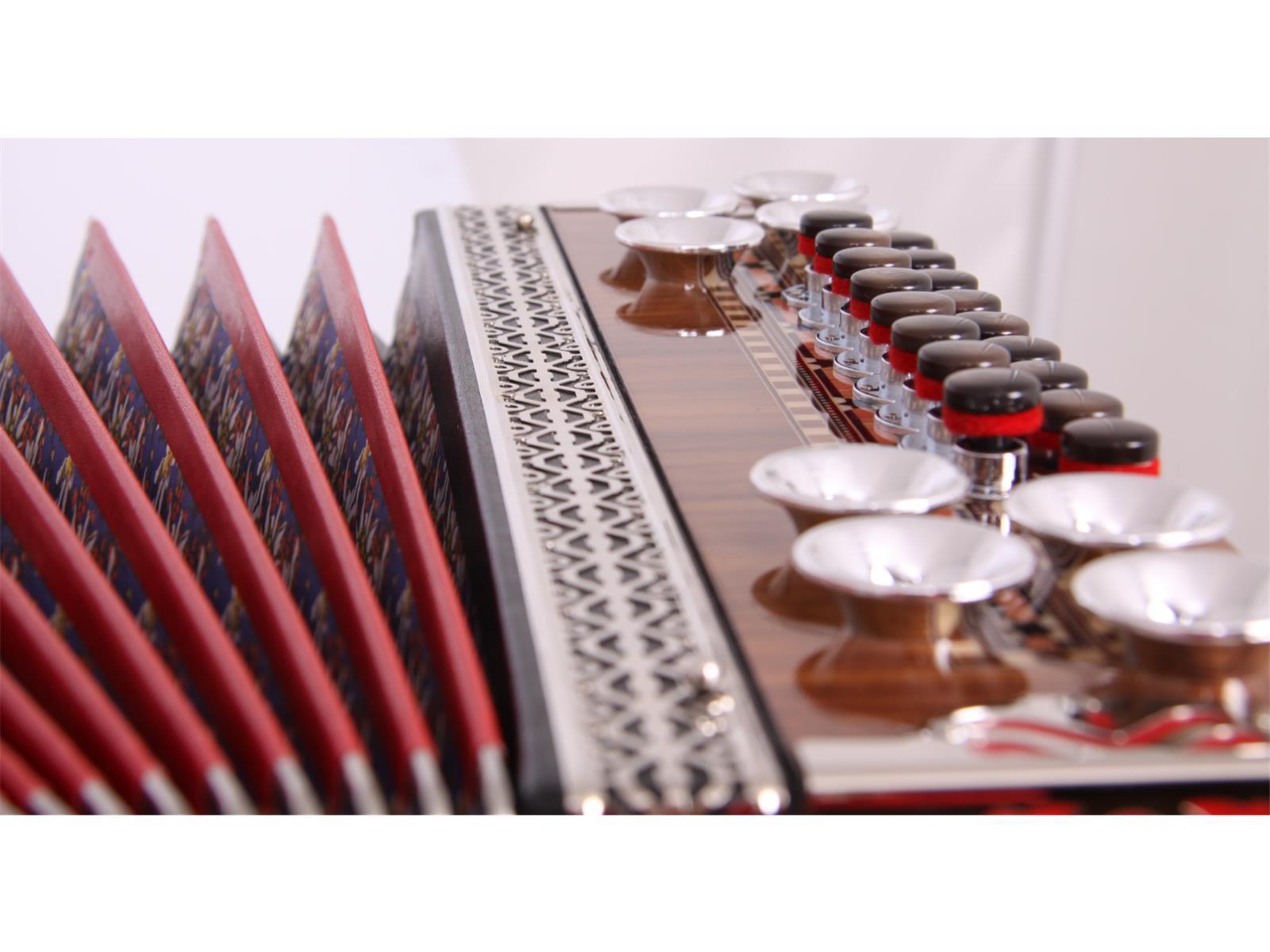 Steirische Harmonika Kärntnerland (Silber) Meister-Klassik 4 C/F/Bb/Eb