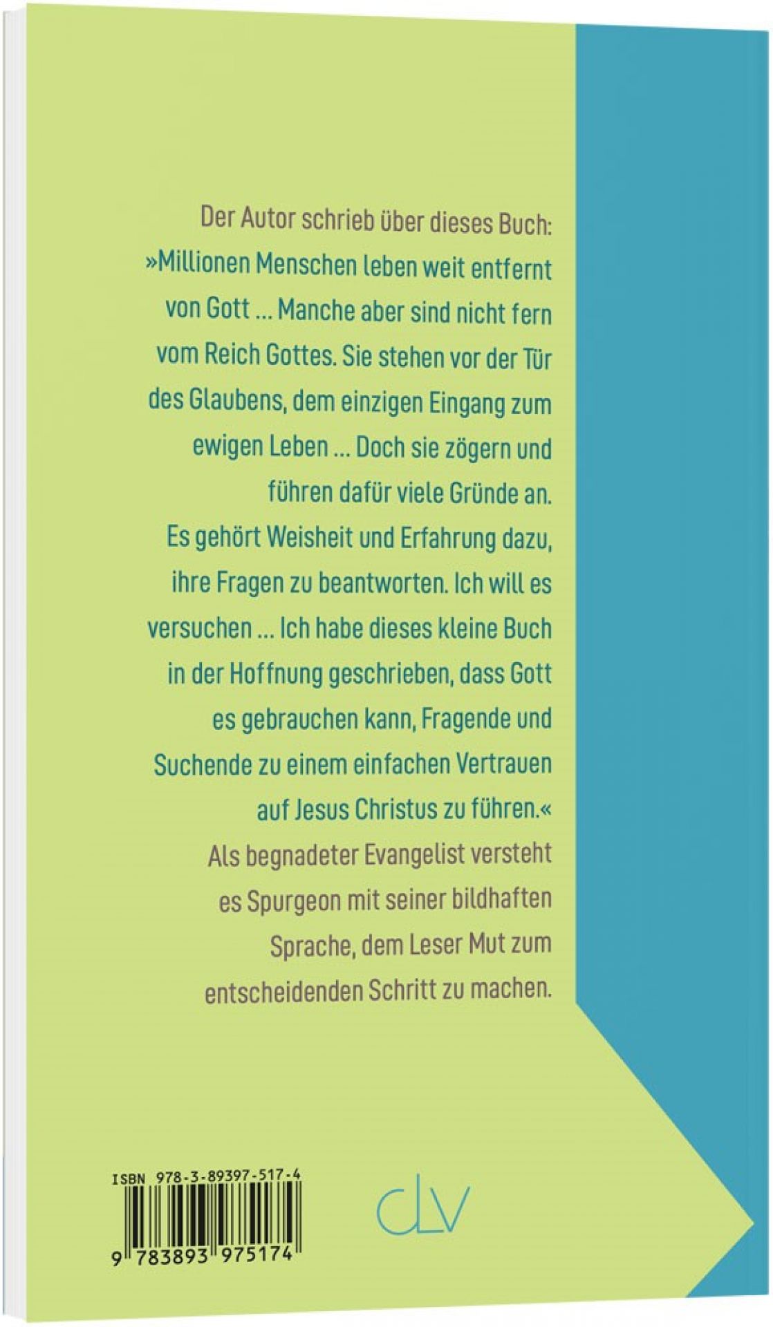 Die Tür ist offen, Spurgeon - Buch Die Tür ist offen, Spurgeon - Buch