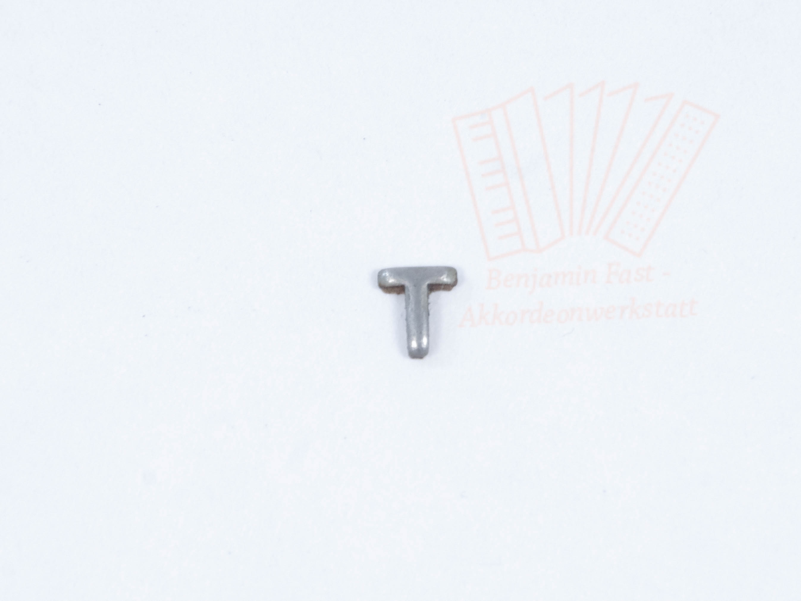 Buchstaben 8mm vernickelt - gebraucht