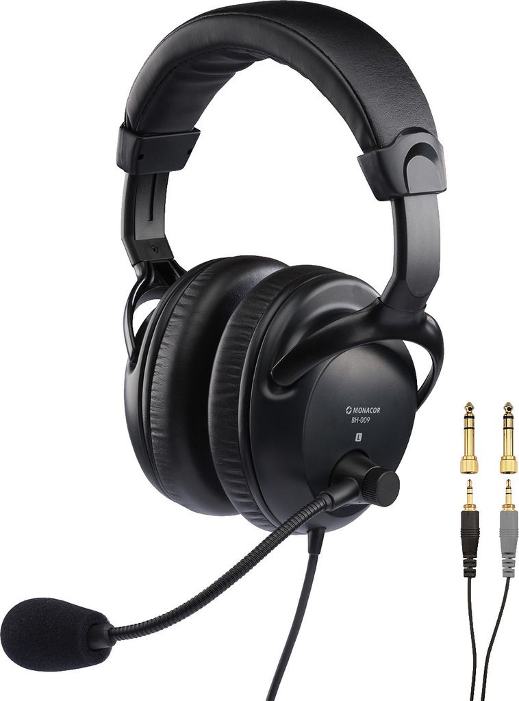 Headset Monacor BH-009 Stereo Headset Monacor BH-009 Stereo