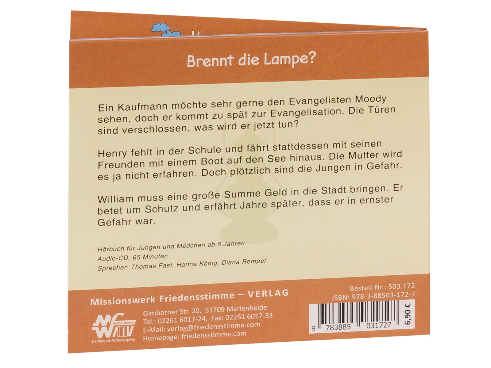Hörbuch CD - Brennt die Lampe? Hörbuch CD - Brennt die Lampe?