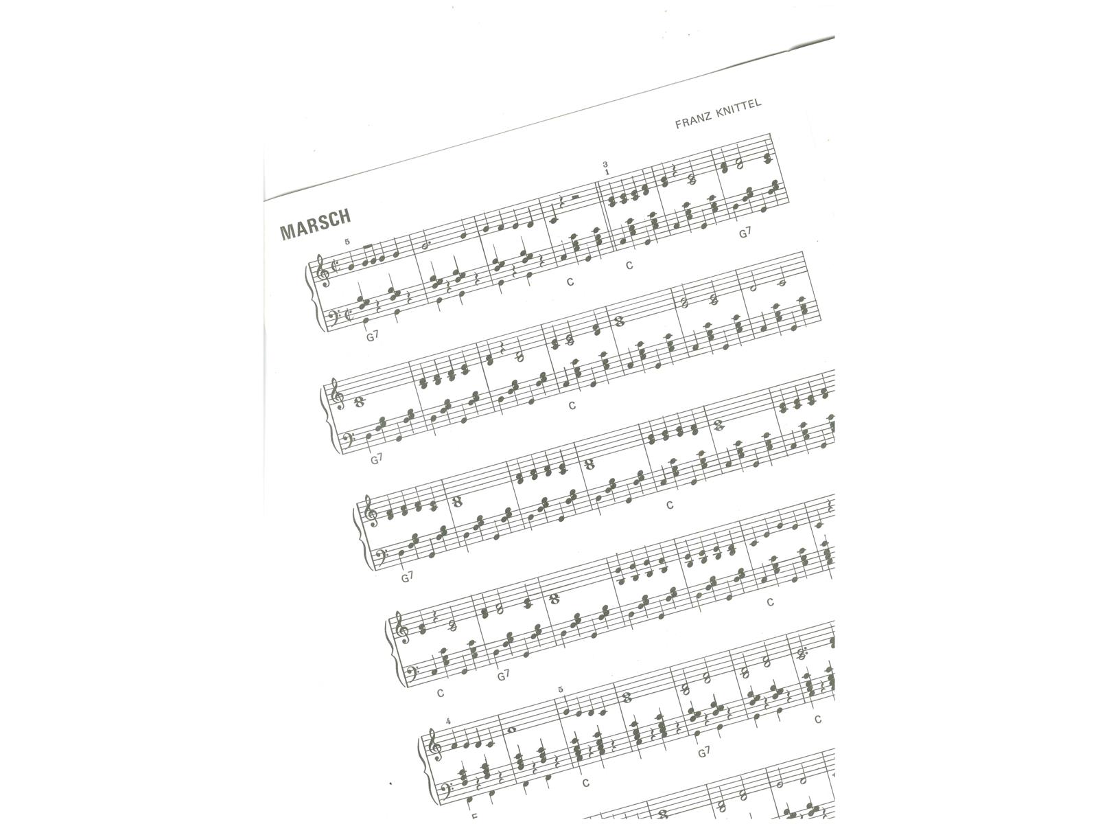 Akkordeonspielen macht Spaß 4, Doppelgriffe, Knittel