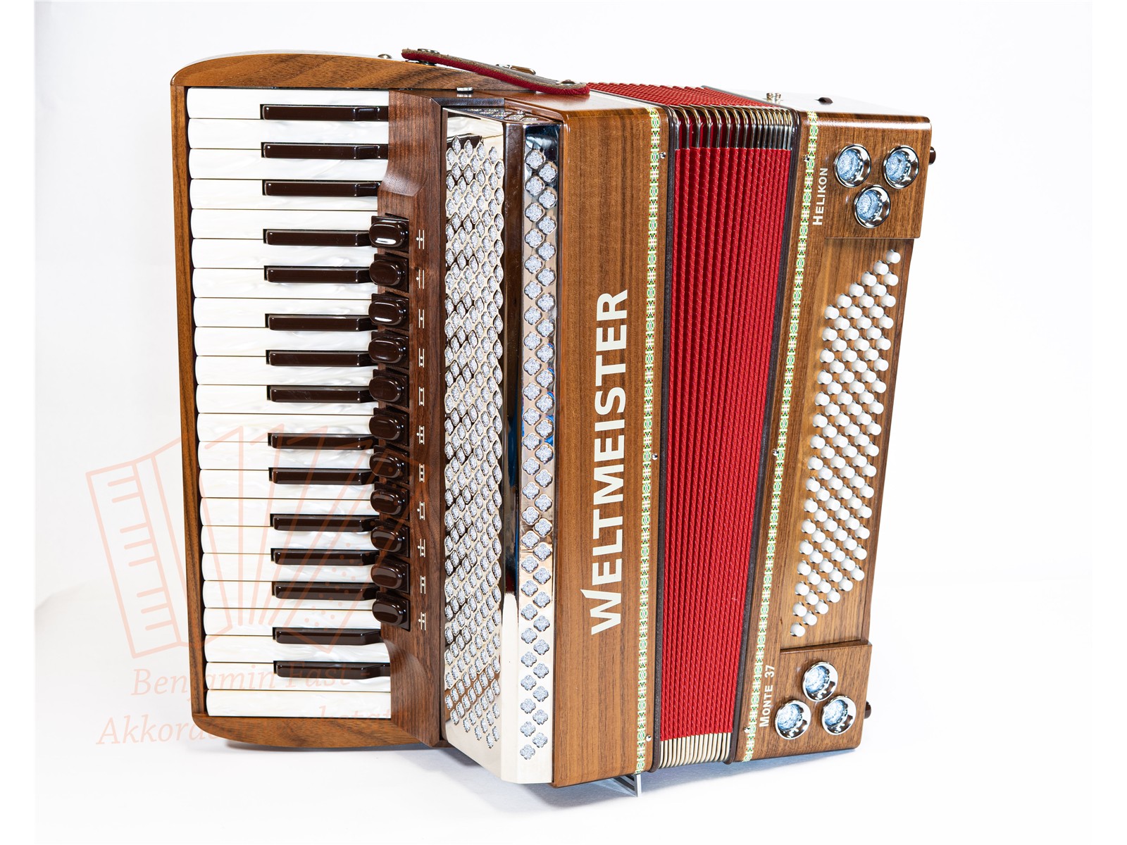 Akkordeon Weltmeister Monte 37 Helikon gebraucht