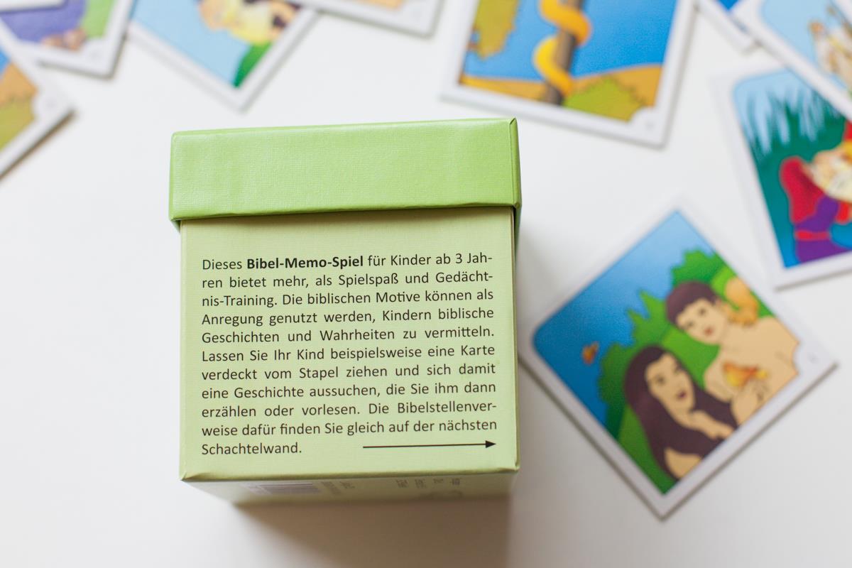 Bibel-MEMO-Spiel (20 Kartenpaare)