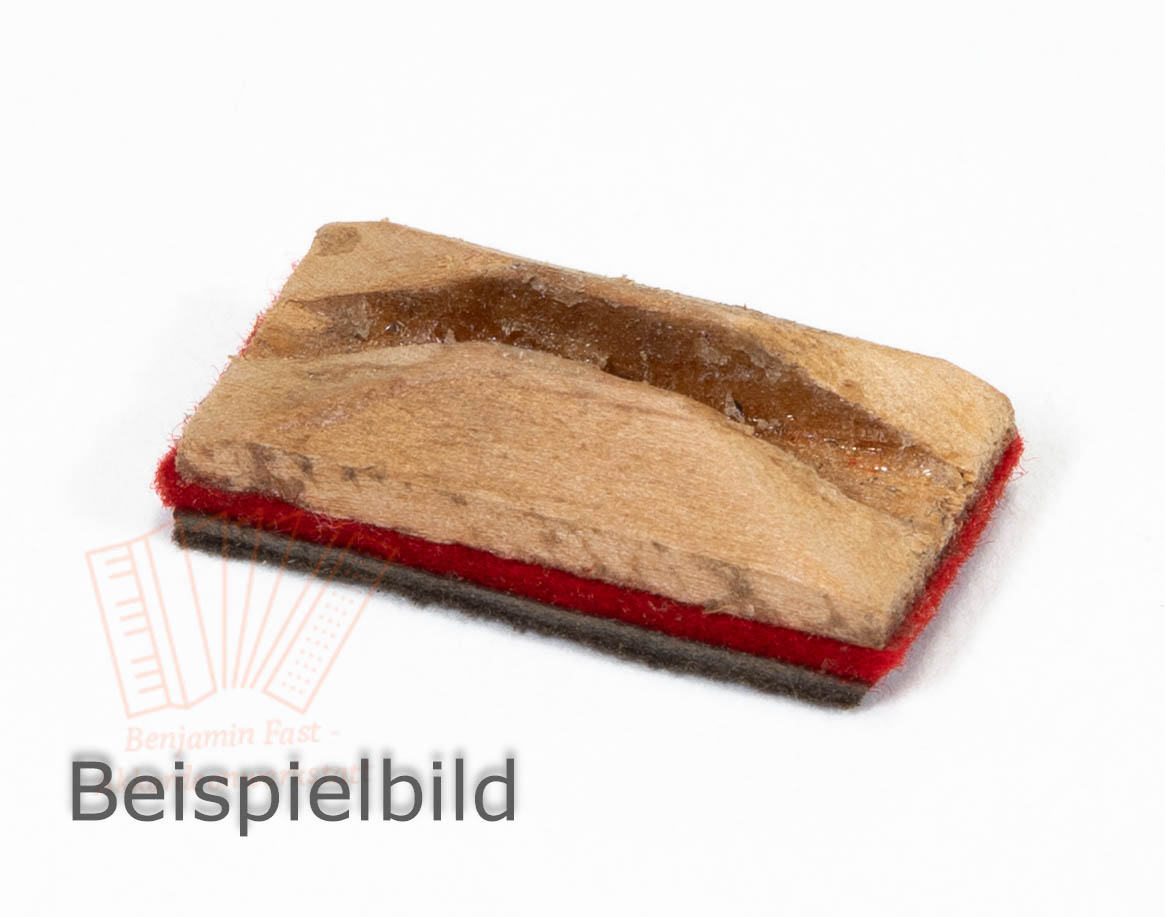 Klappe Diskant Holz 30,4x14,8mm, gebraucht