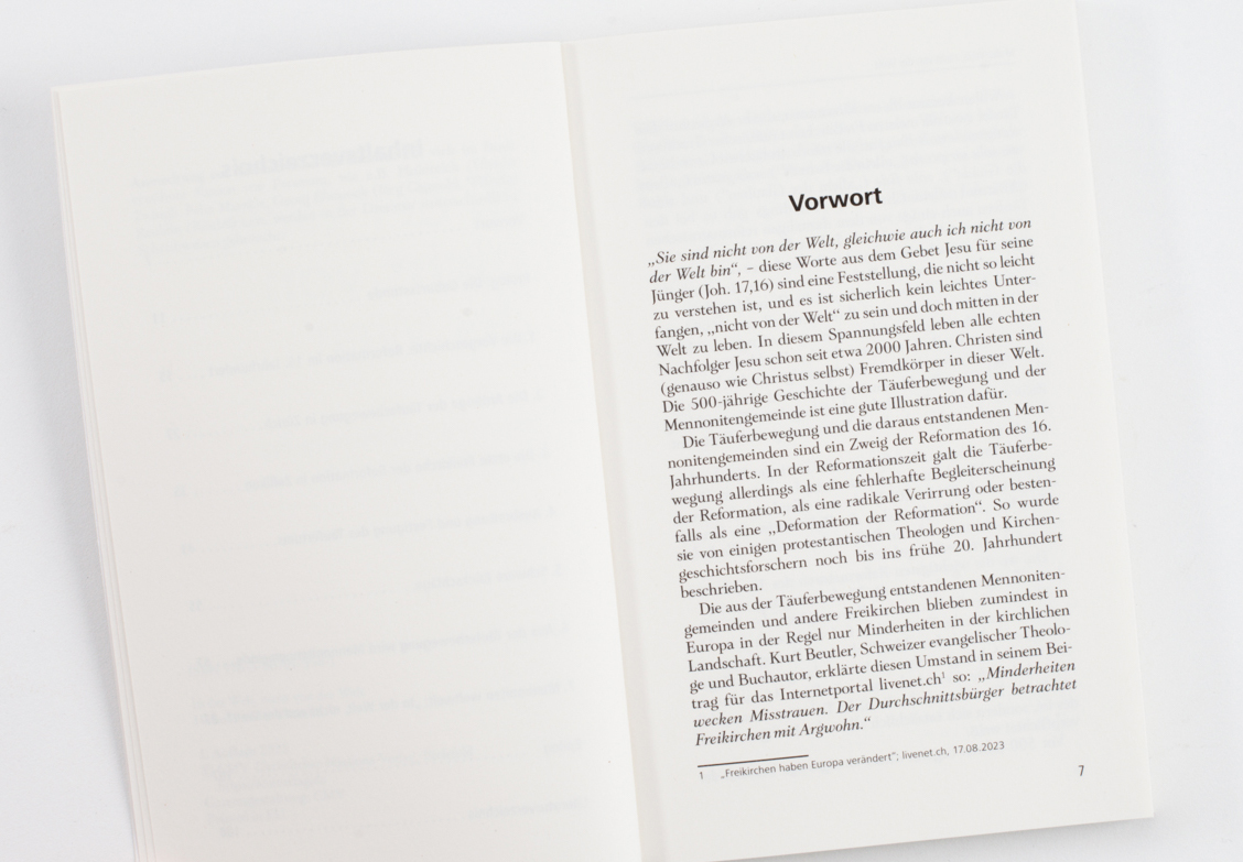 In der Welt nicht von der Welt - 500 Jahre Täuferbewegung (ab 1.5.25: €6,90) In der Welt nicht von der Welt - 500 Jahre Täuferbewegung (ab 1.5.25: €6,90)